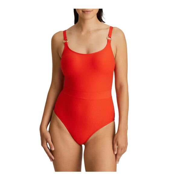 PrimaDonna Swim Sahara Padded One Piece Wireless Swimsuit in Red Pepper - Picture 1 of 15